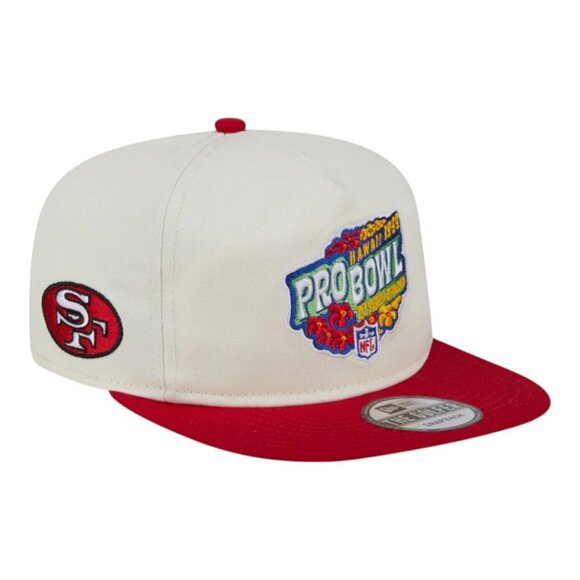 New Era San Francisco 49ers Golfer Snapback Hat Cap 1983 Pro Bowl Side Patch - Picture 1 of 7